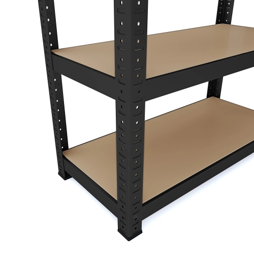 Scaffalatura cromata 5 ripiani 75x35x160cm - Rescaff